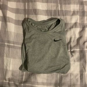 Nike, workout gray tank top, small